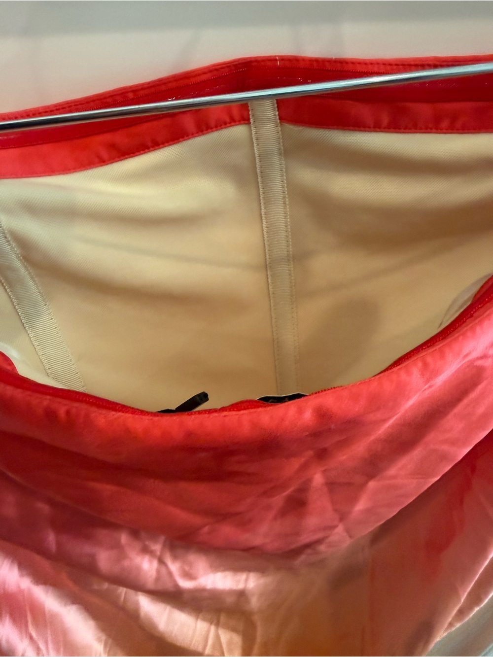 NWT La Ligne Silk Strapless Dress in Sunset